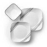 Corelle® Square Simple Sketch 12pc Set