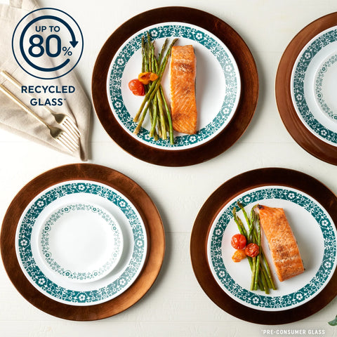 Corelle® Penelope 18-piece Dinnerware Set, Service for 6