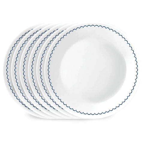 Corelle® Caspian Lace 8.5" Lunch Plate, 6 pack