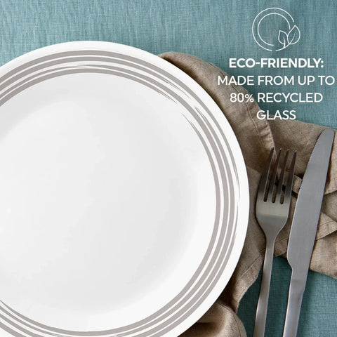 Corelle® Brushed Silver 10.25" Dinner Plate