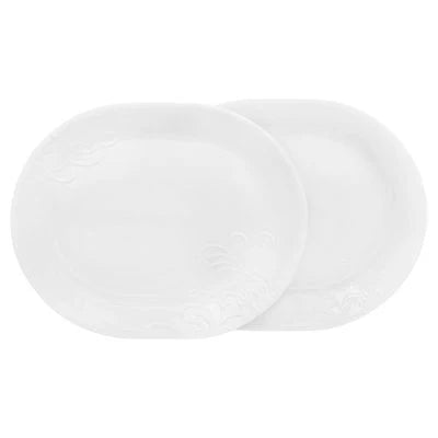 Corelle® Cherish 12.25" Serving Platters, 2-pack