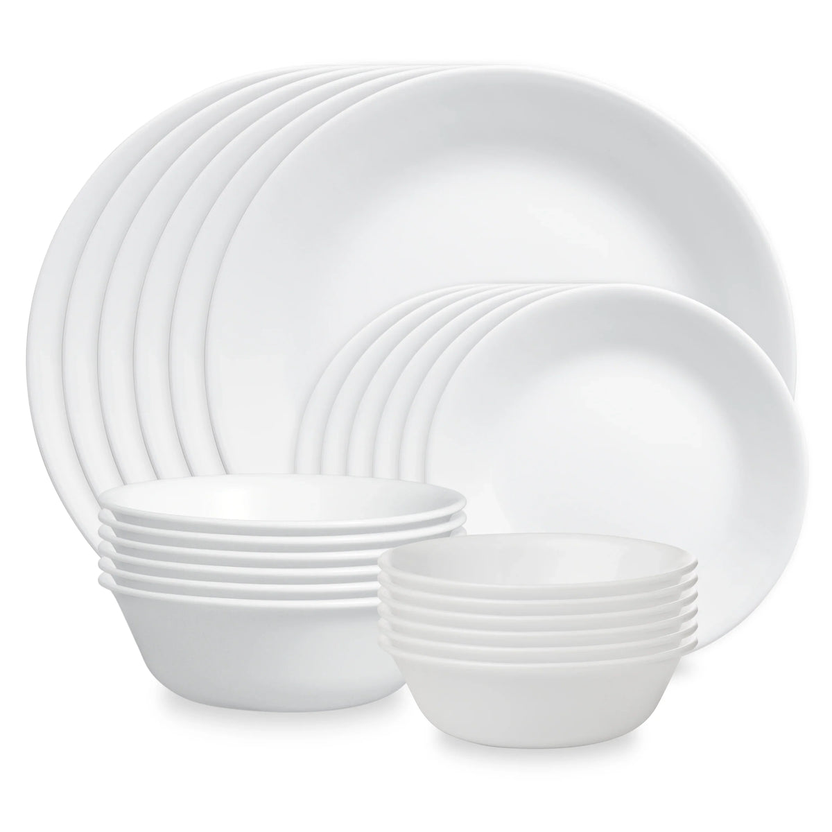 Corelle® Winter Frost White 24-piece Dinnerware Set