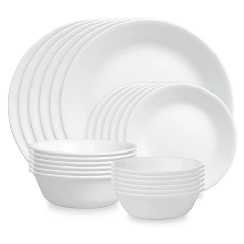 Corelle® Winter Frost White 24-piece Dinnerware Set