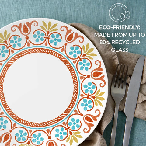 Corelle® Global Collection Terracotta Dreams 18-piece Dinnerware Set, Service for 6