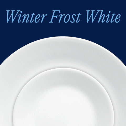 Corelle® Winter Frost White Dinnerware Set – Service for 6 + Salad Plates