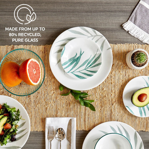 Corelle® Solar Print 18-piece Dinnerware Set, Service for 6