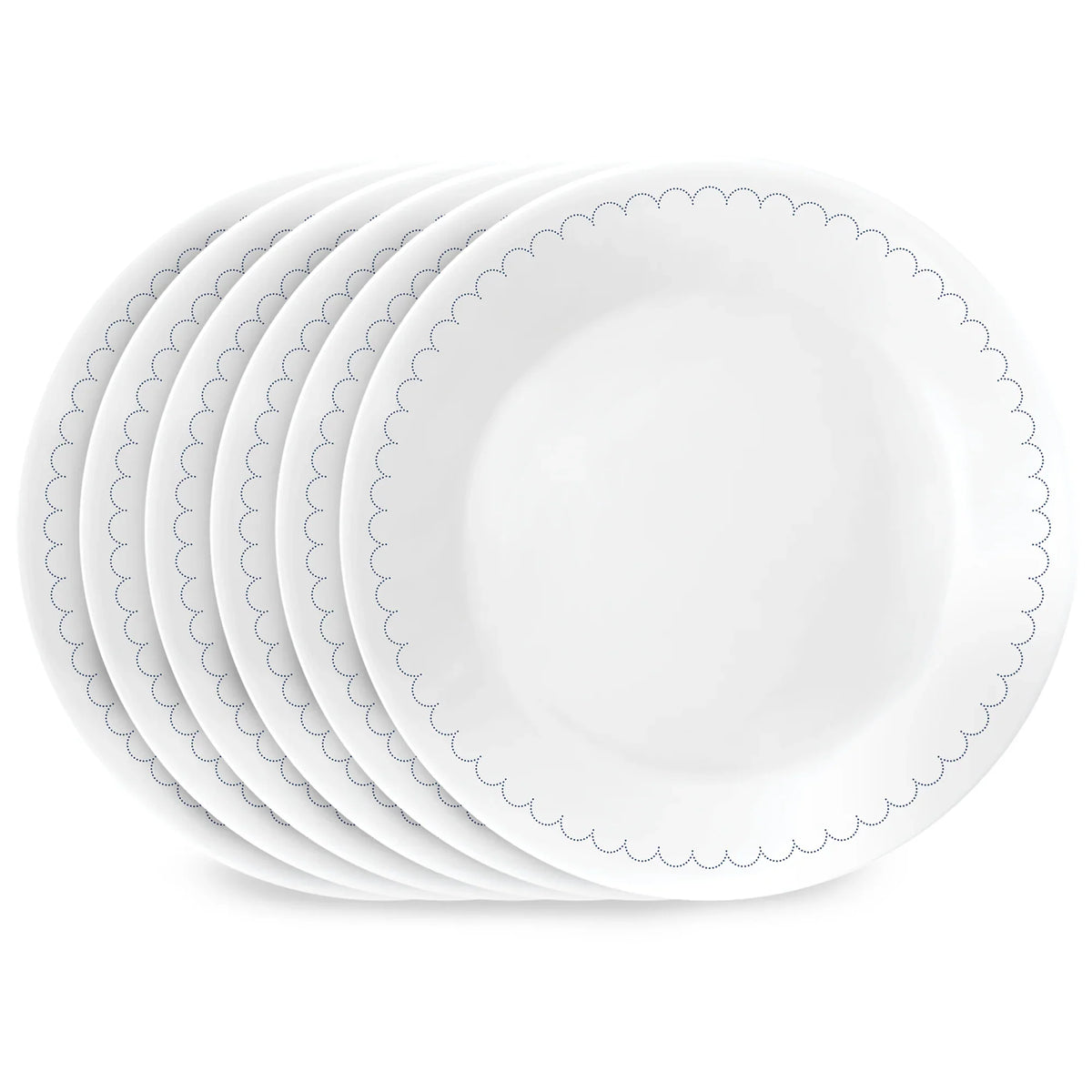 Corelle® Caspian Lace 6.75" Appetizer Plate, 6-pack
