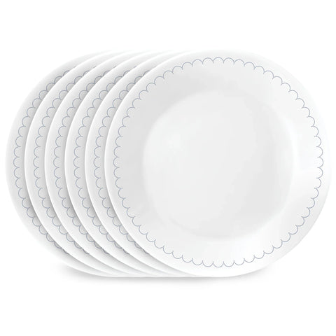 Corelle® Caspian Lace 6.75" Appetizer Plate, 6-pack