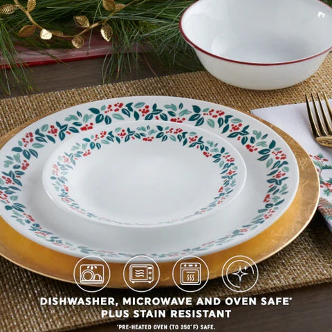 Corelle® Winter Berries 18-pc Dinnerware Set, Service for 6